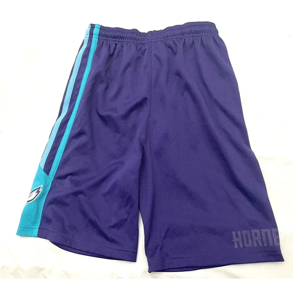Charlotte Hornets Icon Edition YOUTH Nike NBA Swingman Shorts XL Purple‎